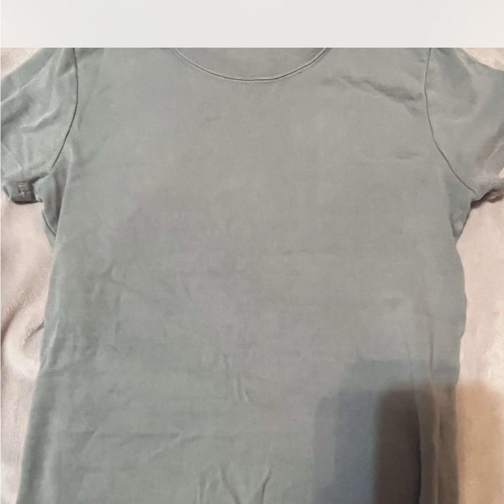 brandy melville sage green shirt